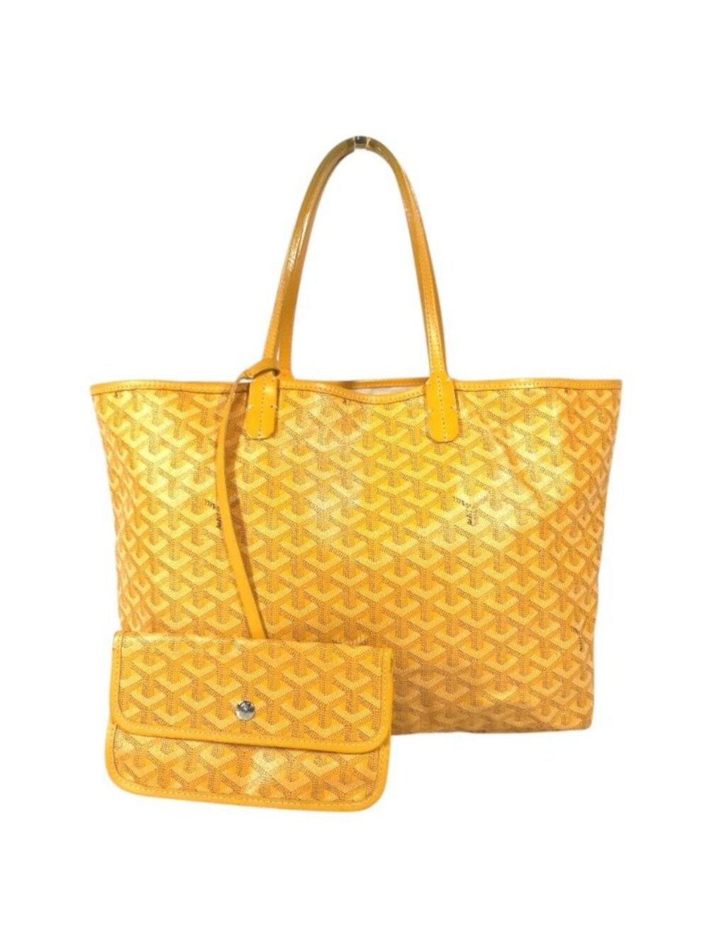 Goyard Tote Saint Louis PM Shoulder Bag Leather Yellow